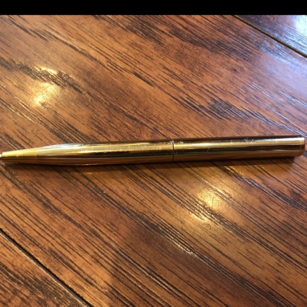 NEW COACH gold ball point pen and cap-RARE